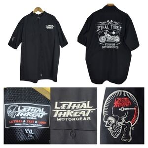 Black Men's Lethal Threat Motorgear Shirt